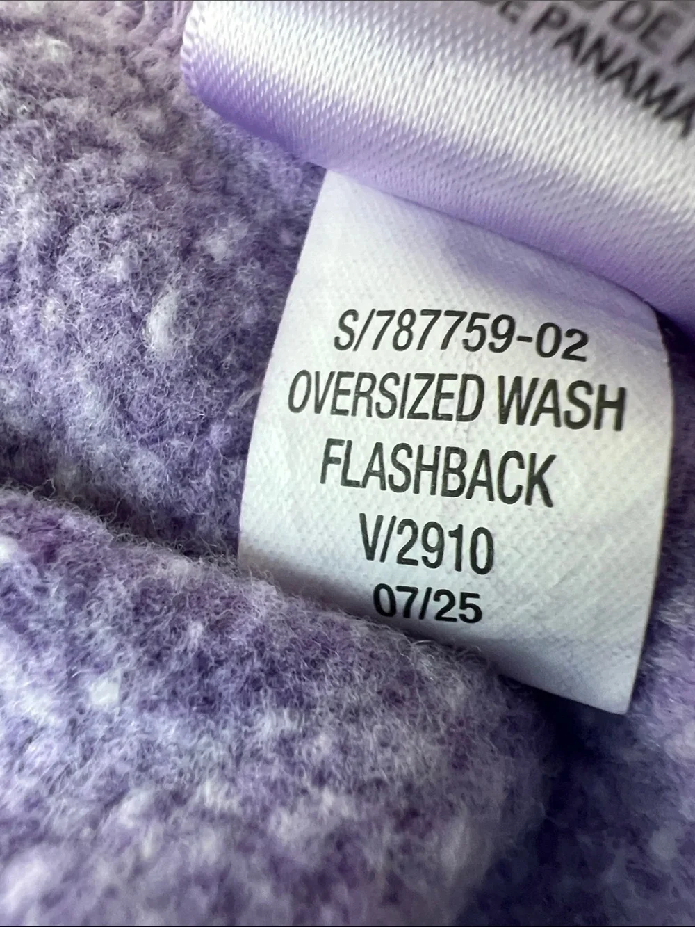 Old Navy | Kids Lavender Hoodie with Black Cherry Graphic Size M (8)